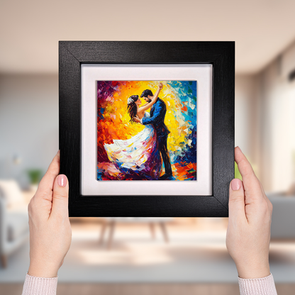 First Dance Framed Ceramic Art Tiles