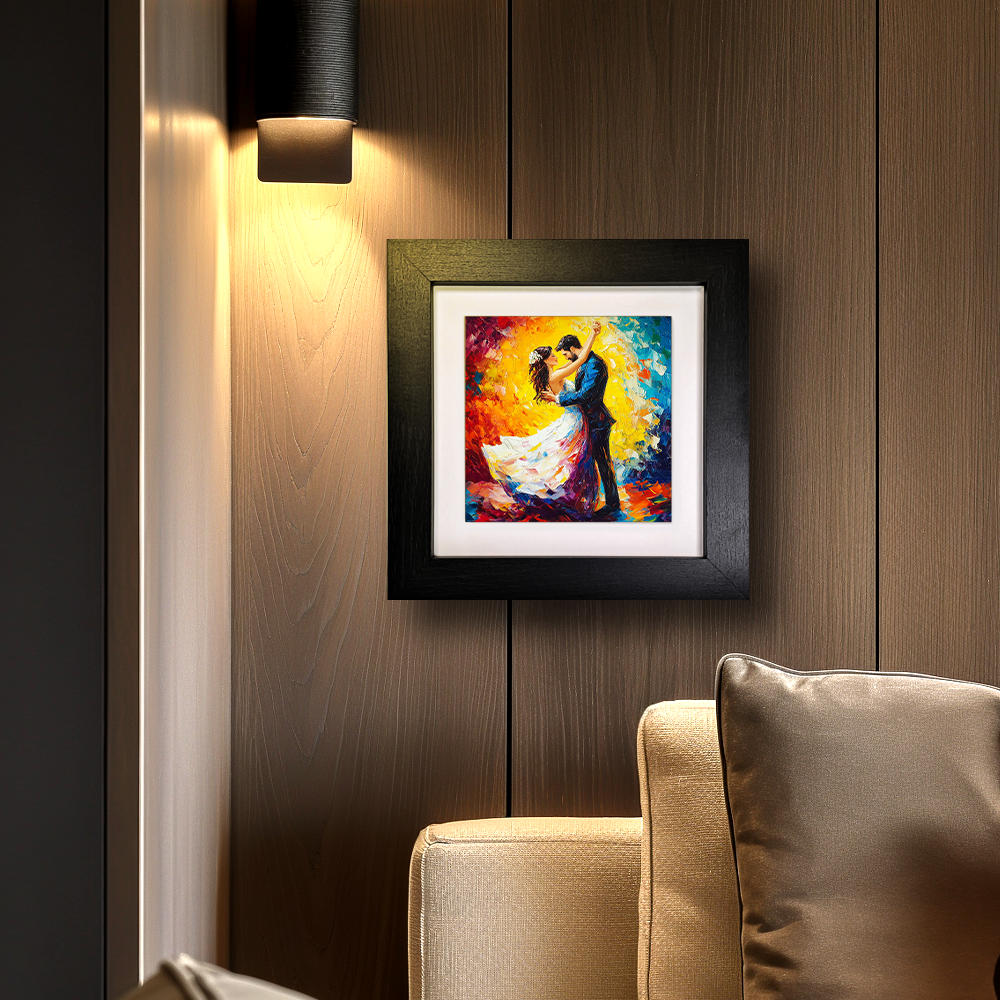 First Dance Framed Ceramic Art Tiles