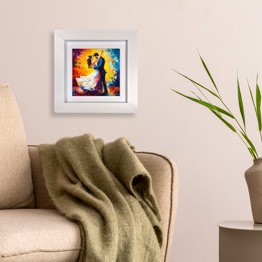 First Dance Framed Ceramic Art Tiles