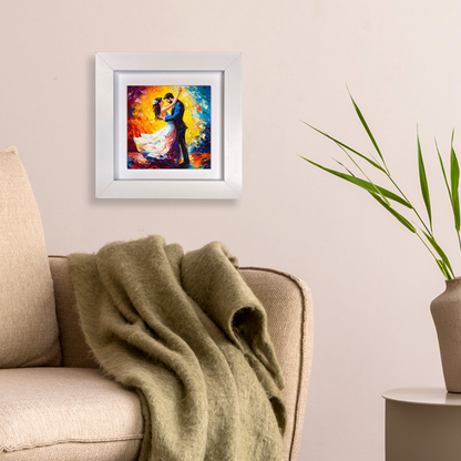 First Dance Framed Ceramic Art Tiles