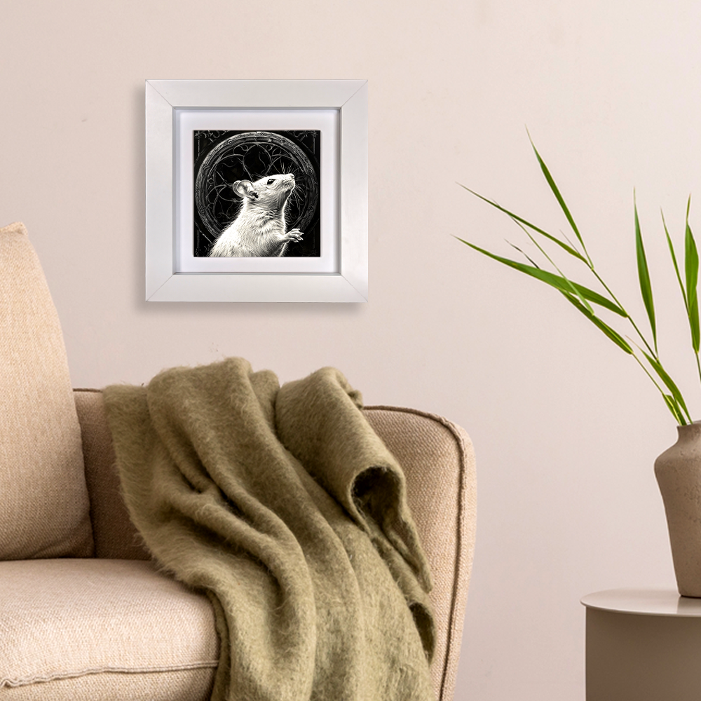 The Mouse Framed Gothic Ceramic Art Tiles