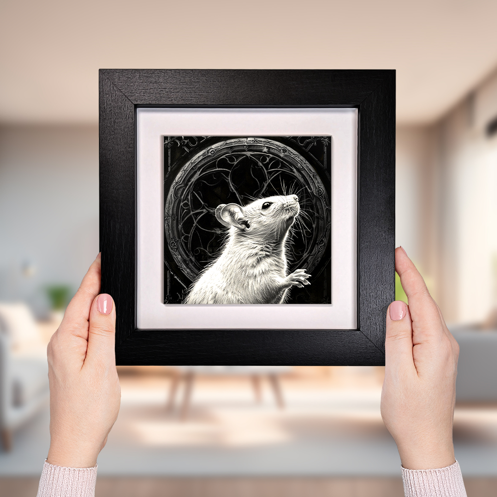 The Mouse Framed Gothic Ceramic Art Tiles