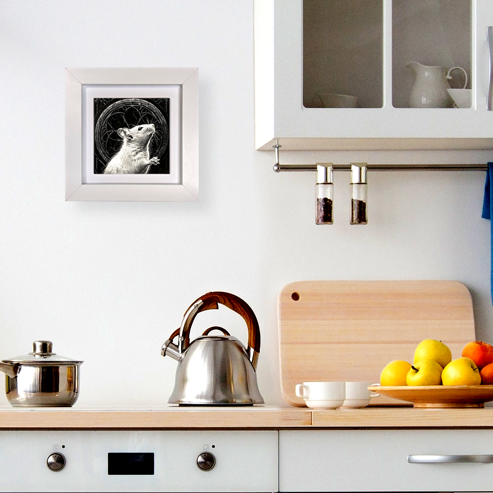 The Mouse Framed Gothic Ceramic Art Tiles