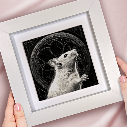 The Mouse Framed Gothic Ceramic Art Tiles