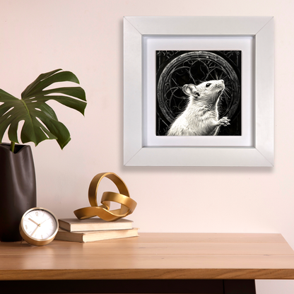 The Mouse Framed Gothic Ceramic Art Tiles
