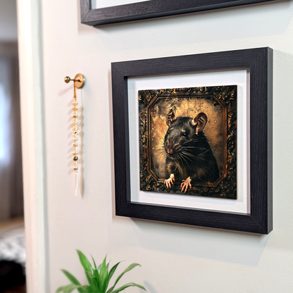 The  Rat Framed Gothic Ceramic Art Tiles