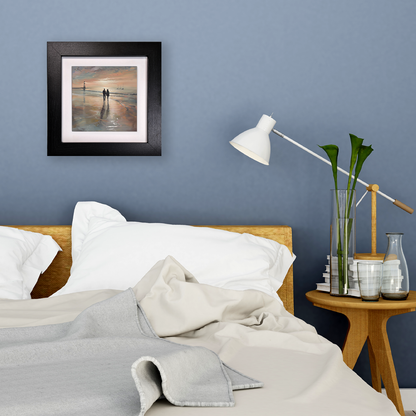 Lighthouse Glow Framed Ceramic Art Tiles