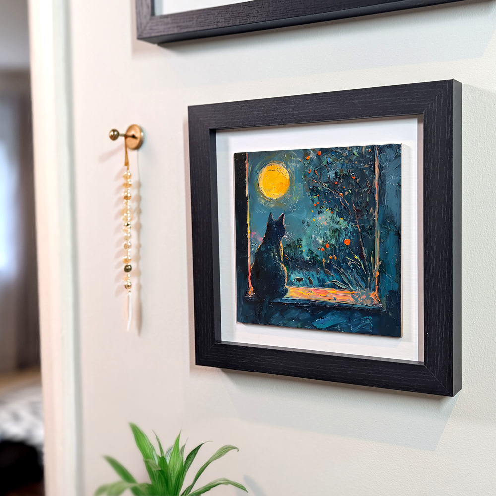 Window To The Wild Framed Ceramic Art Tiles