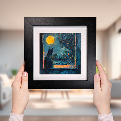 Window To The Wild Framed Ceramic Art Tiles