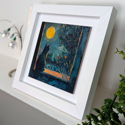 Window To The Wild Framed Ceramic Art Tiles