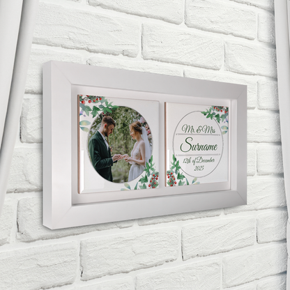 Woodland Floral Wedding Celebrations - Framed Ceramic Tiles Landscape
