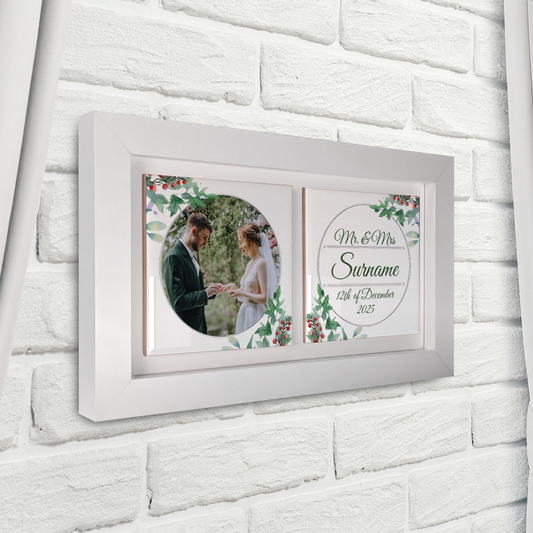 Woodland Floral Wedding Celebrations - Framed Ceramic Tiles Landscape