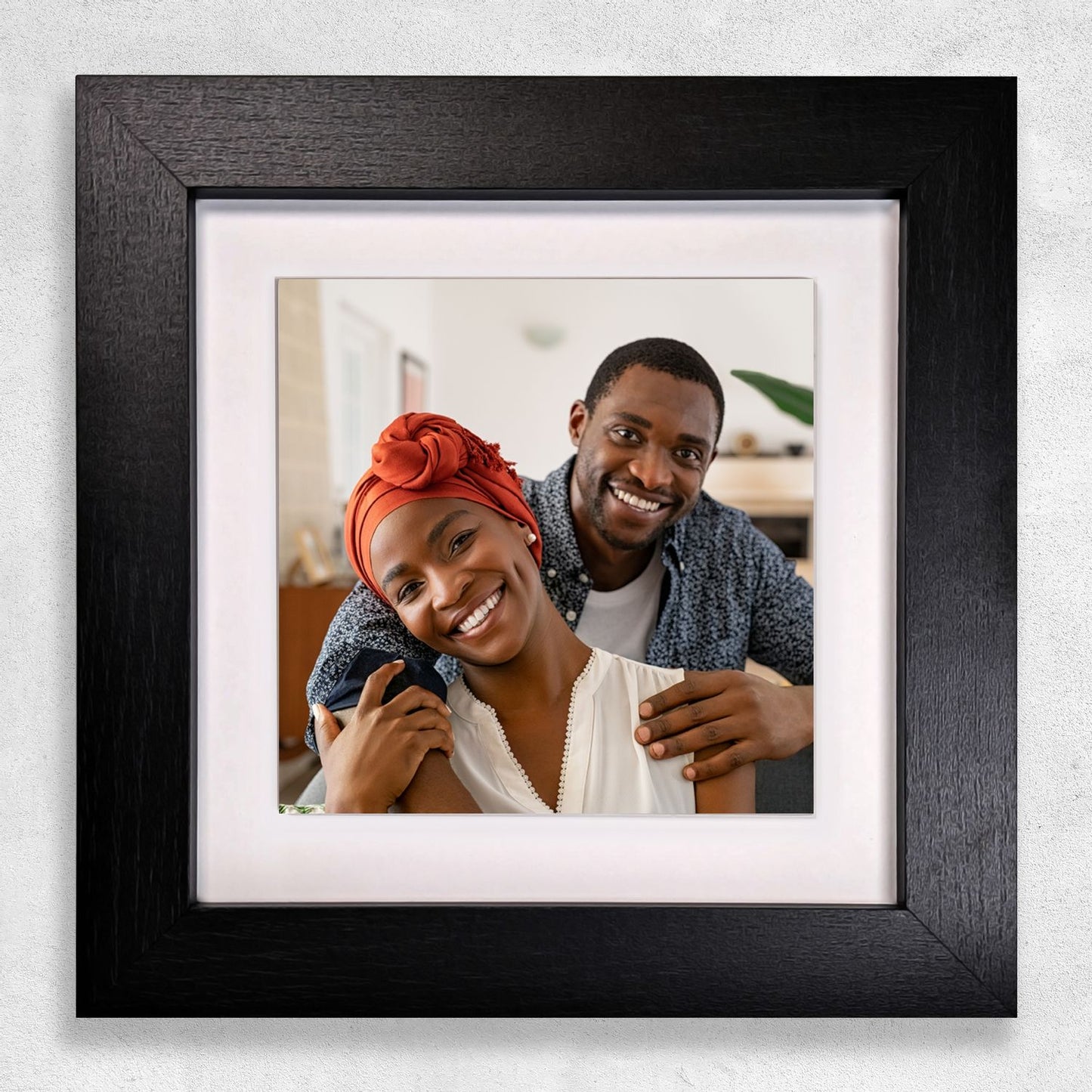Gift For Husband Gift For Wife Framed Ceramic Tile - Upload Your Own Photo